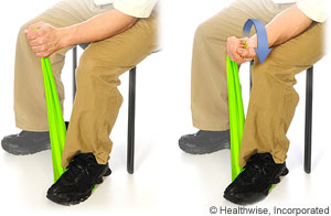Picture showing resisted supination exercise