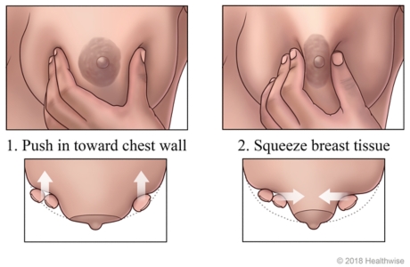 How to express breast milk by hand