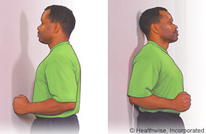 Shoulder flexor and extensor exercise