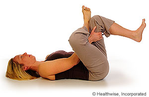 Picture of how to do piriformis stretch