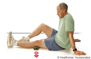 Picture showing quadriceps exercise