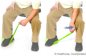 Picture of resisted ulnar deviation exercise