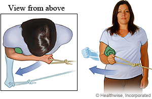 External rotator strengthening exercise