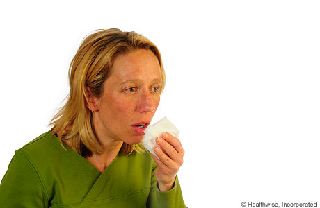 Person coughing Person coughing